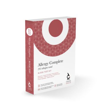 UK's Most Comprehensive Allergy Blood Test Allergy Test Kit Box